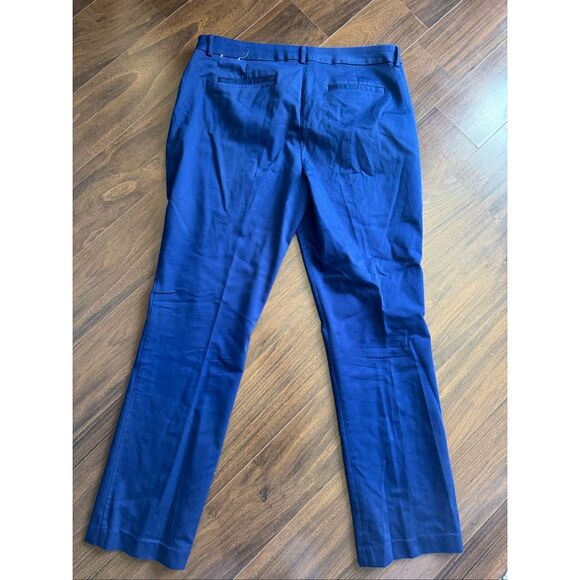 Express16R Columnist Barely Boot Mid Rise  dress pants in cobalt blue - Picture 4 of 4